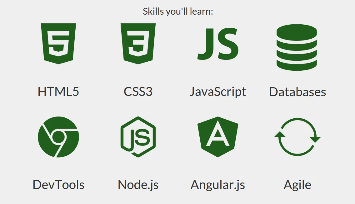 Free Code Camp - What you'll learn