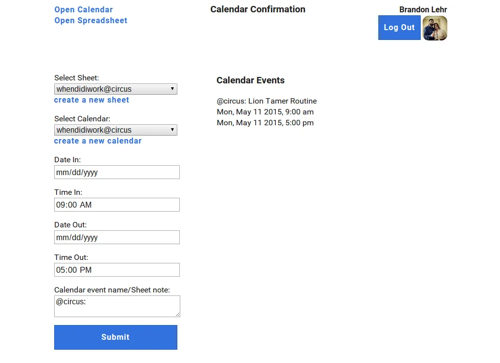 whendidiwork.com -inputs