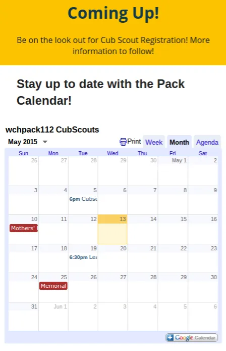 WCH Pack 112 Mobile