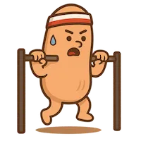 Chubs doing pull ups