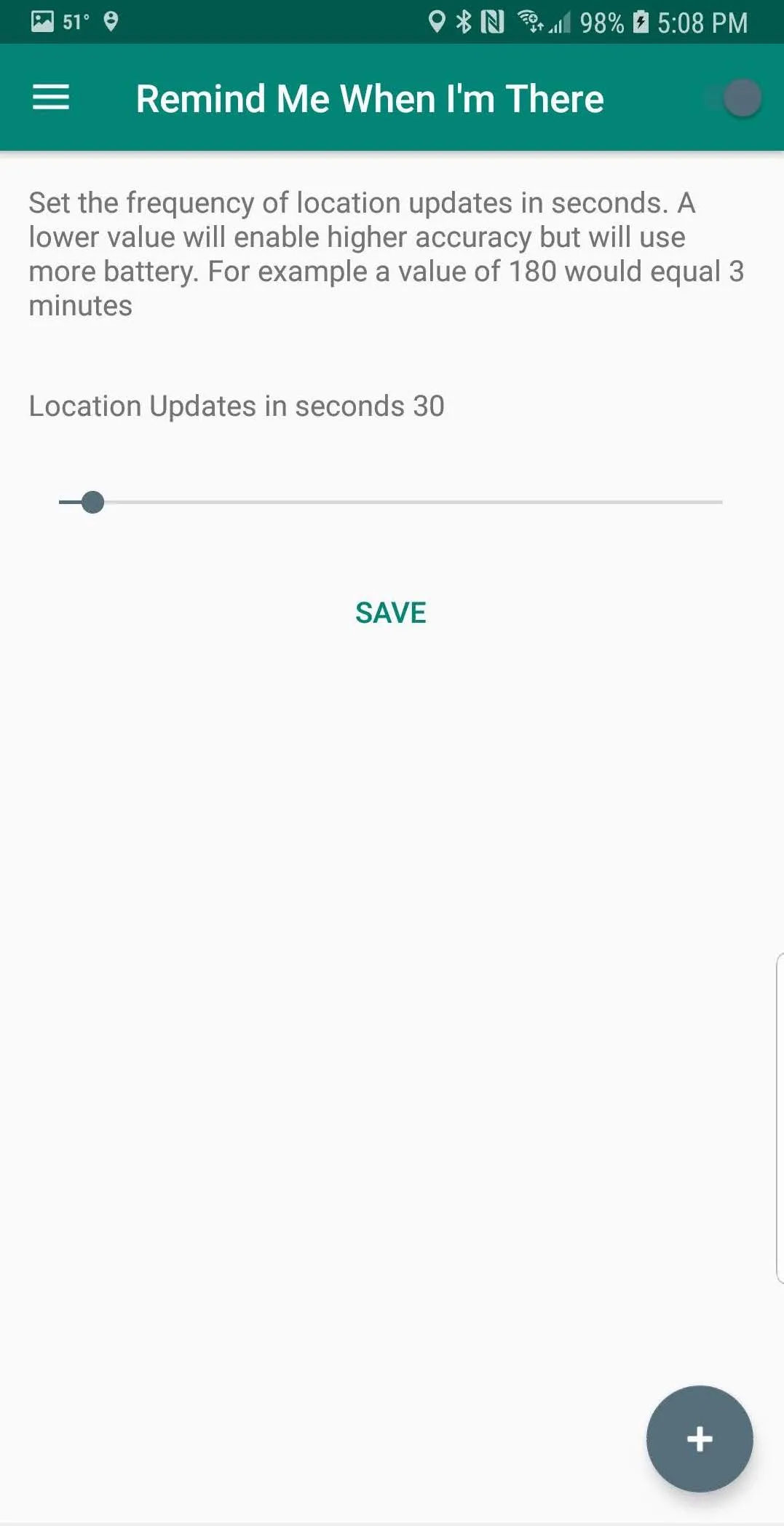 Remind me when I&#x27;m there Reminder Notification