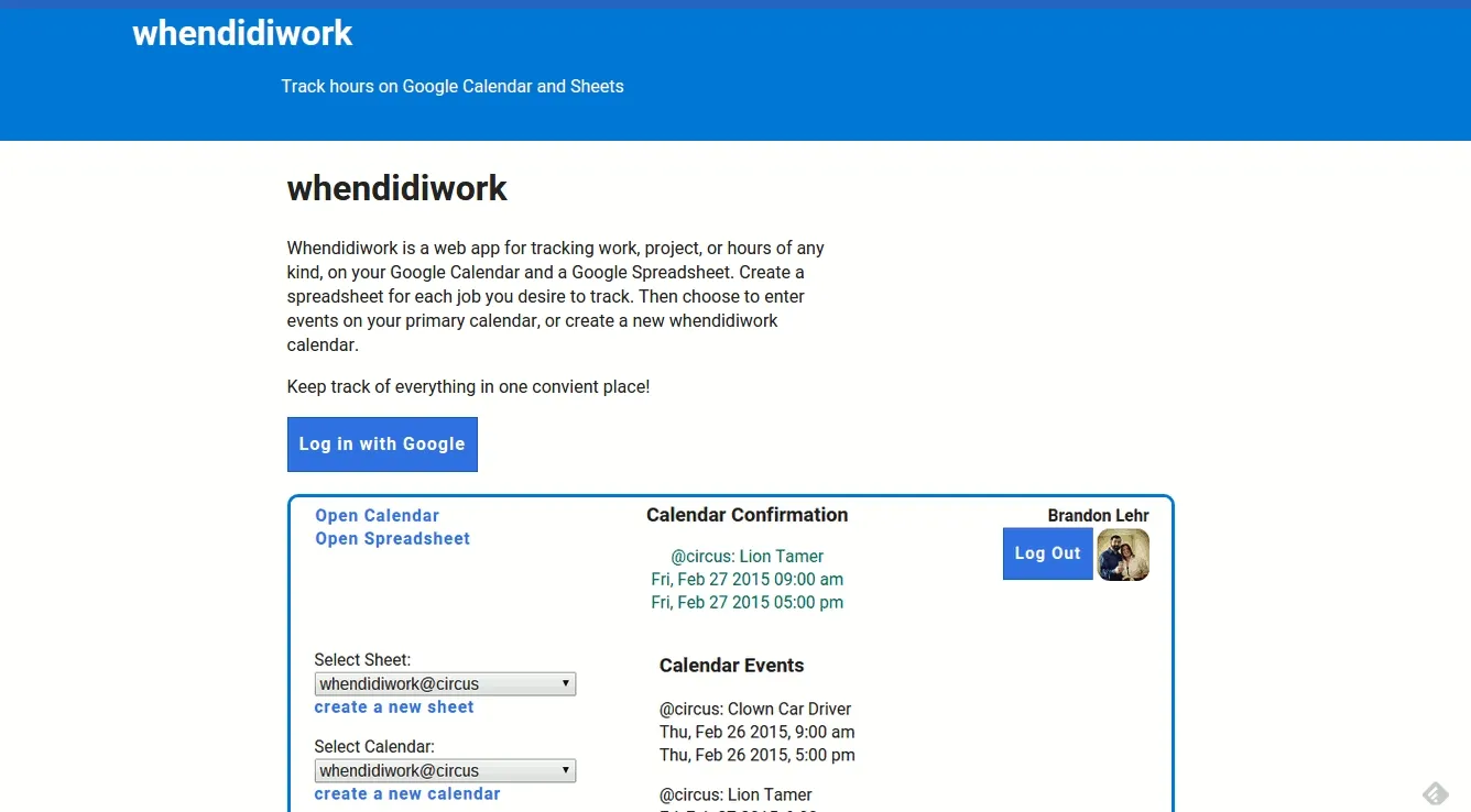 whendidiwork.com