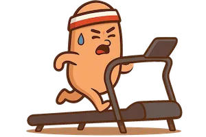 Chubs on a treadmill